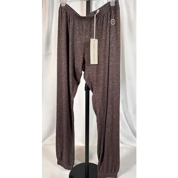 Sunday Citizen Cosset Relaxed Sweatpants Effortless Casual Pants Brown S - Picture 4 of 9